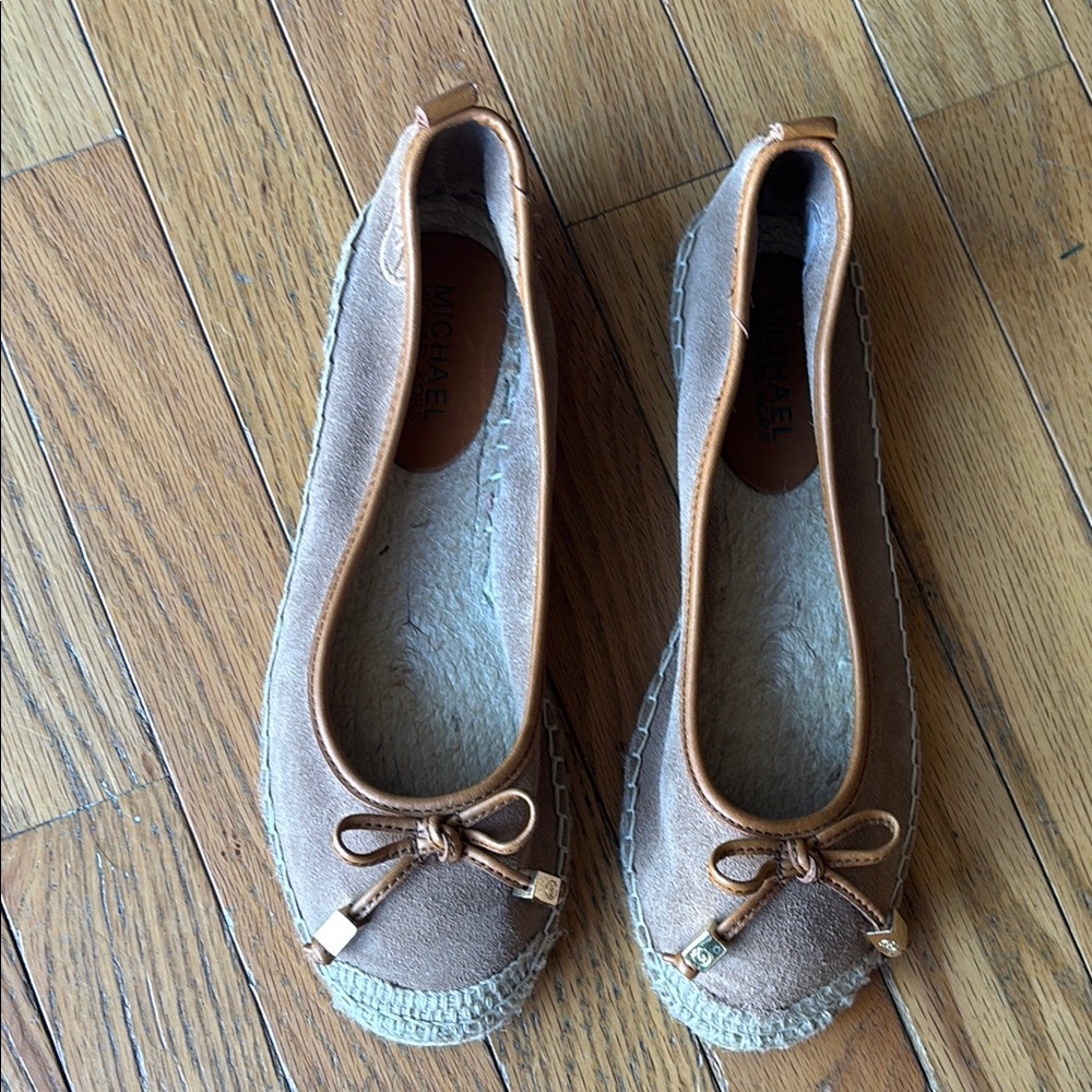 Michael Kors Women's Tan Espadrille Flats